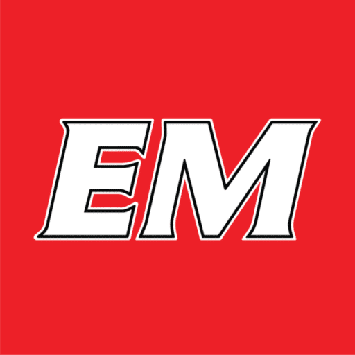 EM balery equipment logo
