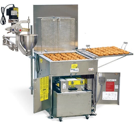 Belshaw Frying System,Gas 734 Fryer with EMELT34 and Depositor