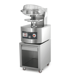 Pizza press with heated plates