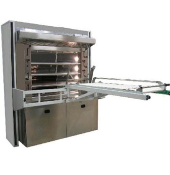 Integtrated deck oven loader SPM80